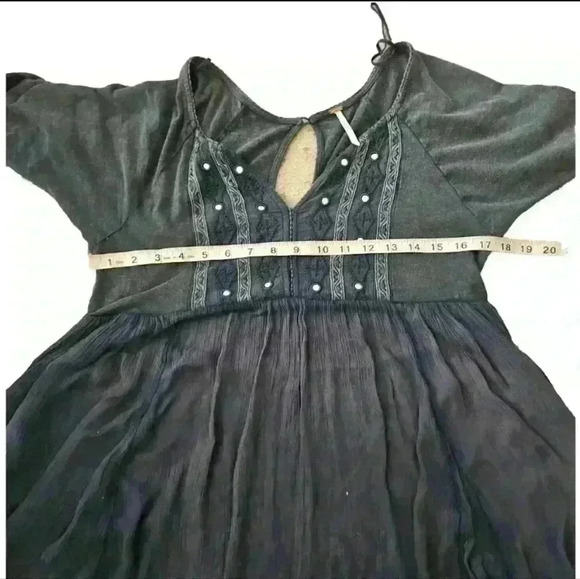 Free People Womens La Mamounia Boho Embroidered Midi Dress S - Picture 14 of 15